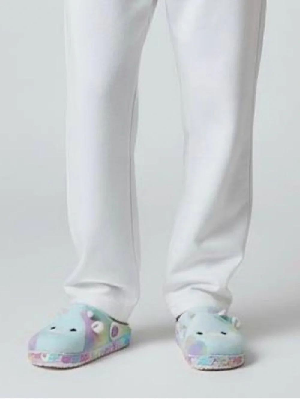 CROCS Kids Unicorn Pastel Tie-Dye Clogs - Light Blue Pink